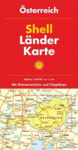 Shell L&auml;nderkarte &Ouml;sterreich