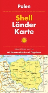 Shell L&auml;nderkarte Polen 1:700 000