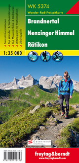 WK 5374 Brandnertal - Nenzinger Himmel - R&auml;tikon, Wanderkarte 1:35.000