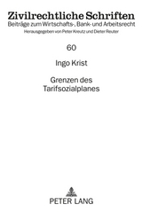 Grenzen des Tarifsozialplanes - Ingo Krist