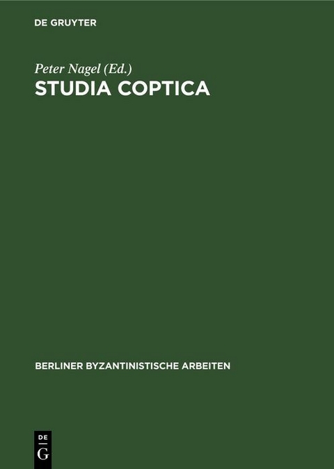 Studia Coptica - 