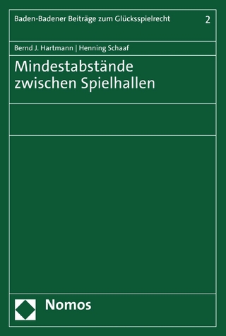 Mindestabstände zwischen Spielhallen