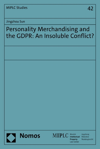 Personality Merchandising and the GDPR: An Insoluble Conflict?