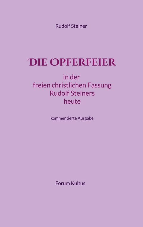Die Opferfeier - 