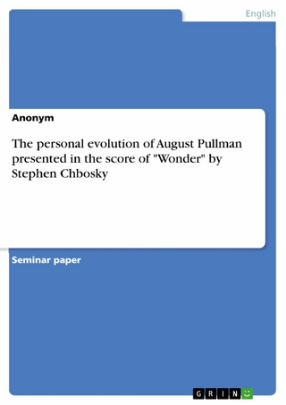 The personal evolution of August Pullman presented in the score of 