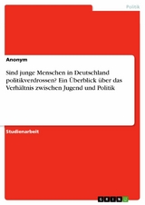 Sind junge Menschen in Deutschland politikverdrossen? Ein &Uuml;berblick &uuml;ber das Verh&auml;ltnis zwischen Jugend und Politik