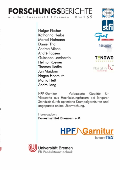 HPF-Garnitur -  Holger Fischer,  Katharina Heilos,  Marcel Hofmann,  Daniel Thal,  Andrea Miene,  Andr&eacute; Faasen,  Thomas Li