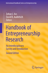 Handbook of Entrepreneurship Research - 
