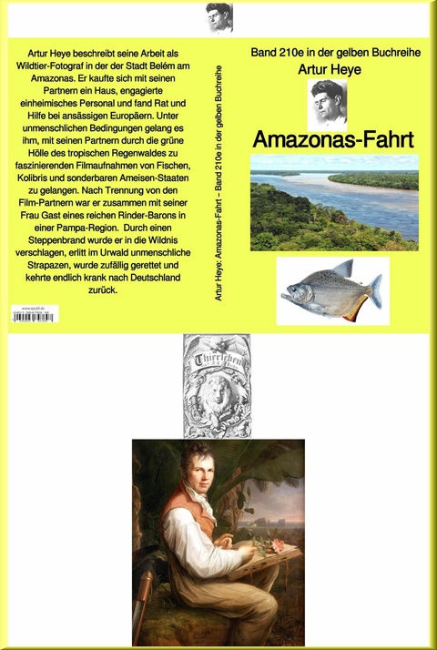 Amazonas-Fahrt – Band 210e in der gelben Buchreihe – bei Jürgen Ruszkowski - Artur Heye