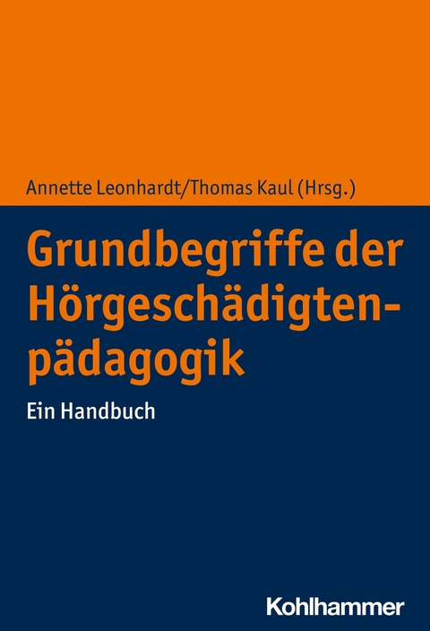 Grundbegriffe der H&ouml;rgesch&auml;digtenp&auml;dagogik - 