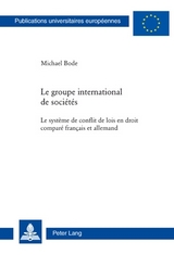 Le groupe international de soci&eacute;t&eacute;s - Michael Bode