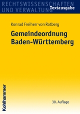 Gemeindeordnung Baden-W&uuml;rtttemberg - Konrad Freiherr von Rotberg
