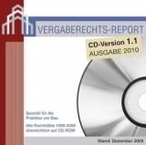 Vergaberechts-Report 1998-2009 - Burchardt, Hans P; Demharter, Andreas; Class, Tilman