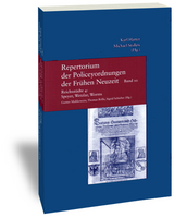 Band 10: Reichsst&auml;dte 4: Speyer, Wetzlar, Worms - 