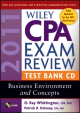 Wiley CPA Exam Review 2011 Test Bank CD, Business Environment and Concepts - Delaney, Patrick R.; Whittington, O. Ray