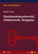 Geschmacksmusterrecht, Urheberrecht, Designlaw - Rudolf Nirk