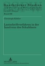 Lastschriftverfahren in der Insolvenz des Schuldners - Christoph K&ouml;hler