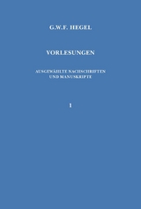 Vorlesungen &uuml;ber Naturrecht und Staatswissenschaft - Georg Wilhelm Friedrich Hegel