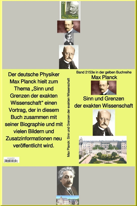Sinn und Grenzen der exakten Wissenschaft  –  Band 215 in der gelben Buchreihe – bei Jürgen Ruszkowski - Max Planck