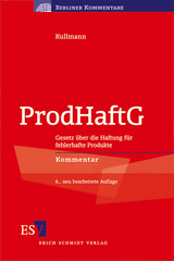 ProdHaftG - Kullmann, Hans Josef