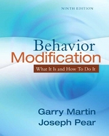 Behavior Modification - Martin, Garry L.; Pear, Joseph