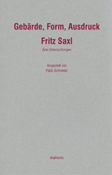 Geb&auml;rde, Form, Ausdruck - Fritz Saxl