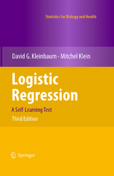 Logistic Regression - David G. Kleinbaum, Mitchel Klein