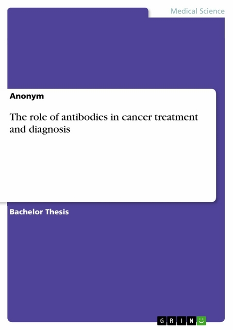 The role of antibodies in cancer treatment and diagnosis