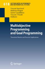 Multiobjective Programming and Goal Programming - 
