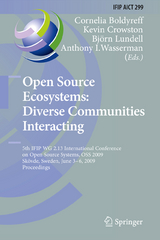 Open Source Ecosystems: Diverse Communities Interacting - 