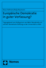Europ&auml;ische Demokratie in guter Verfassung? - 