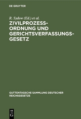 Zivilprozessordnung und Gerichtsverfassungsgesetz - 