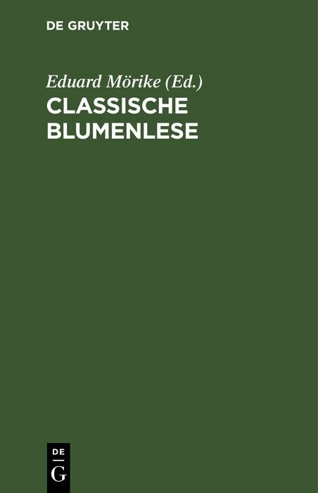 Classische Blumenlese - 