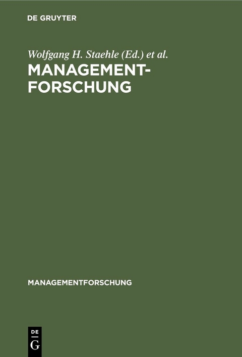 Managementforschung - 