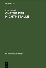 Chemie der Nichtmetalle - Ralf Steudel