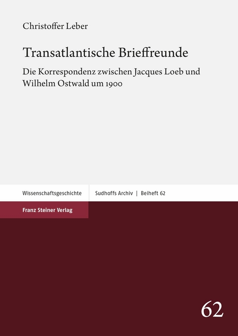 Transatlantische Brieffreunde -  Christoffer Leber