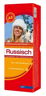 Karteikarten Die wichtigsten 1000 W&ouml;rter Russisch Teil 2 (A2)