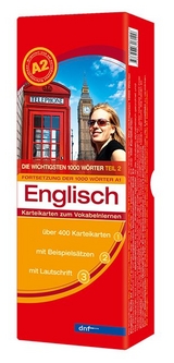 Karteikarten Die wichtigsten 1000 W&ouml;rter Englisch Teil 2 (A2)