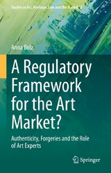 A Regulatory Framework for the Art Market? -  Anna Bolz