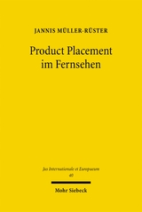 Product Placement im Fernsehen - Jannis M&uuml;ller-R&uuml;ster