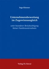 Unternehmensbewertung im Zugewinnausgleich - Ingo Klenner