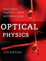 Optical Physics - Lipson, Ariel; Lipson, Stephen G.; Lipson, Henry