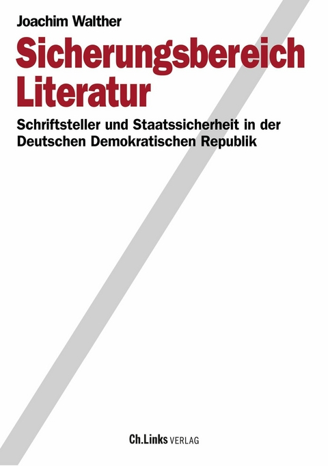 Sicherungsbereich Literatur - Joachim Walther