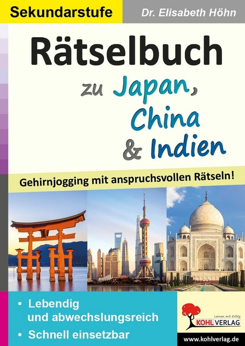 R&auml;tselbuch zu Japan, China und Indien -  Elisabeth H&ouml;hn