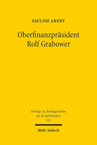 Oberfinanzpräsident Rolf Grabower