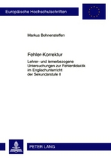 Fehler-Korrektur - Markus Bohnensteffen