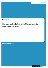 Optionen des Influencer Marketings im Business-to-Business