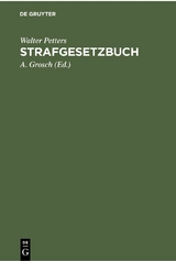 Strafgesetzbuch - Walter Petters