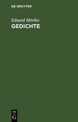 Gedichte - Eduard M&ouml;rike