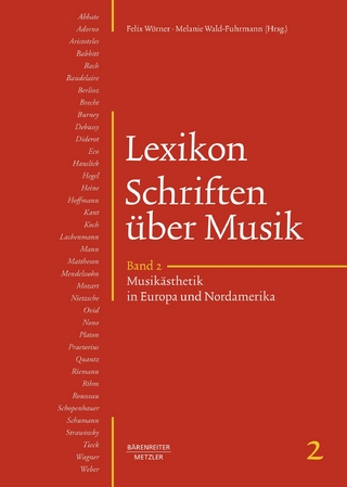 Lexikon Schriften über Musik, Band 2: Musikästhetik in Europa und Nordamerika